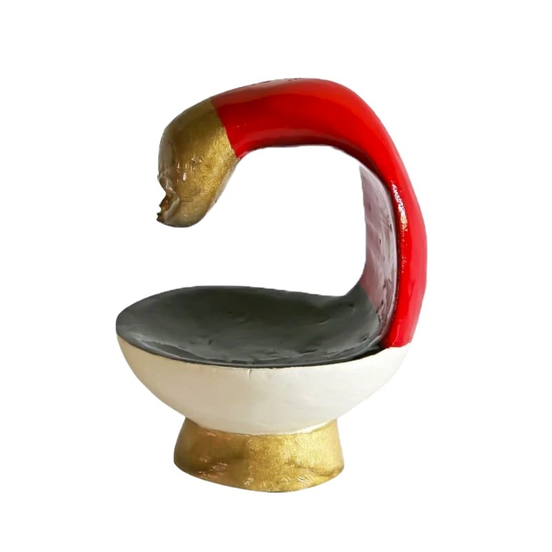Bend It West African Hand Carved Revived Senoufu Peau House of Avana