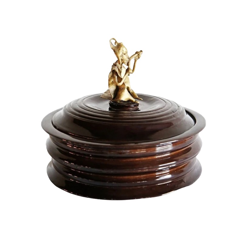 African Hand Carved Musician House of Avana