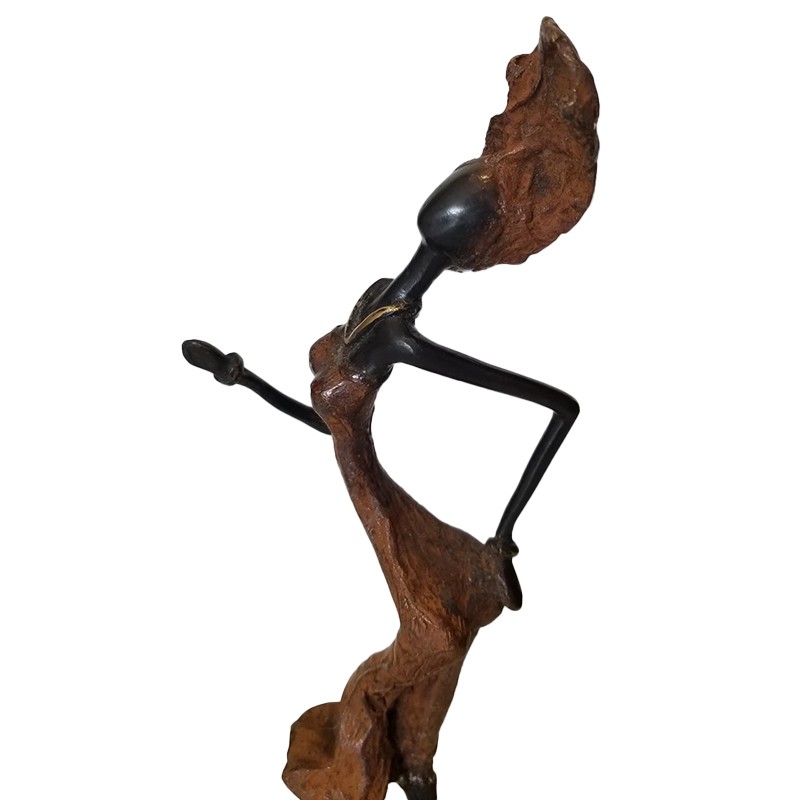 West African Hand Cast Female Dancer  - House of Avana 