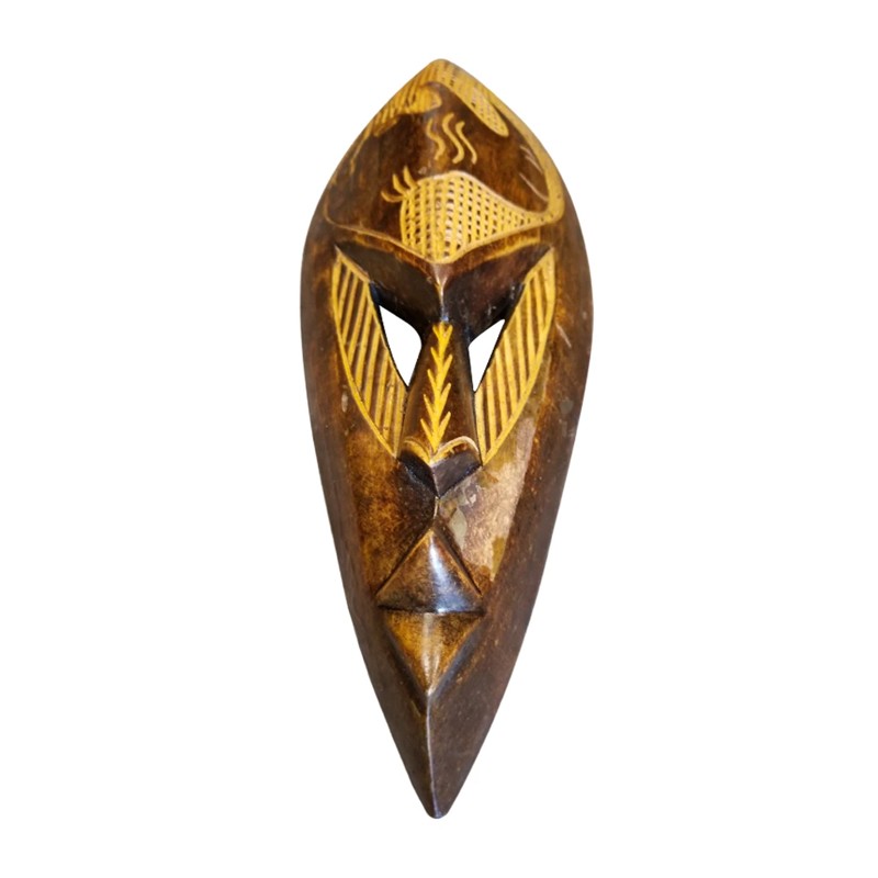 West African Hand Carved Medium Rhinoceros House of Avana
