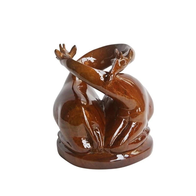 African  Hand Carved Wildlife Giraffes Circle Of Love  - House of Avana 
