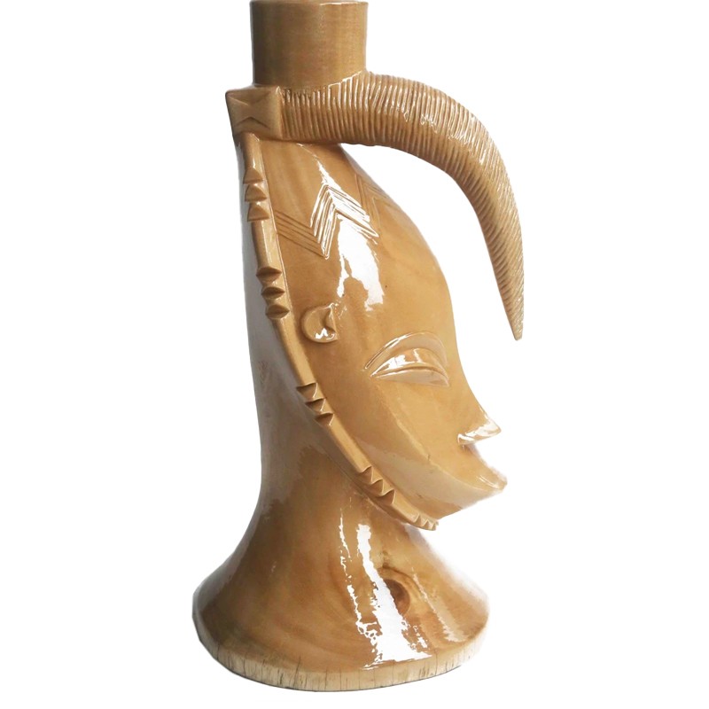 West African Hand Carved Gouro Mask  - House of Avana 