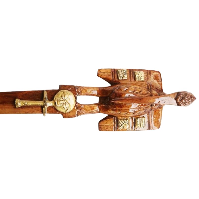 African Hand made Senufo Maternity Ceremonial Kalao With Highlights House of Avana