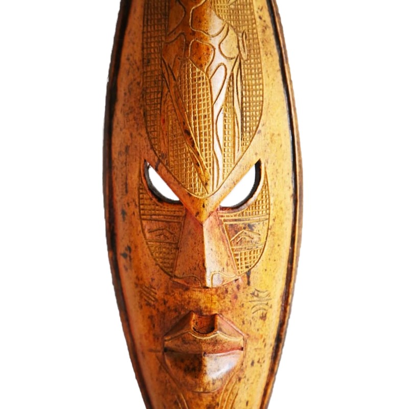 West African Hand Carved Large Giraffe  - House of Avana 