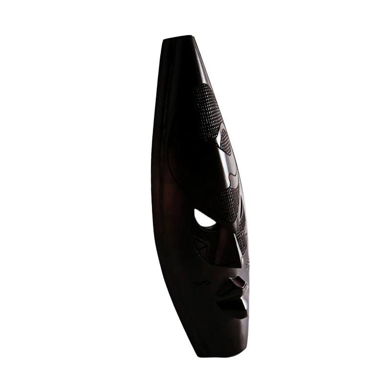 West African Hand Carved Medium Dark Elephant  - House of Avana 