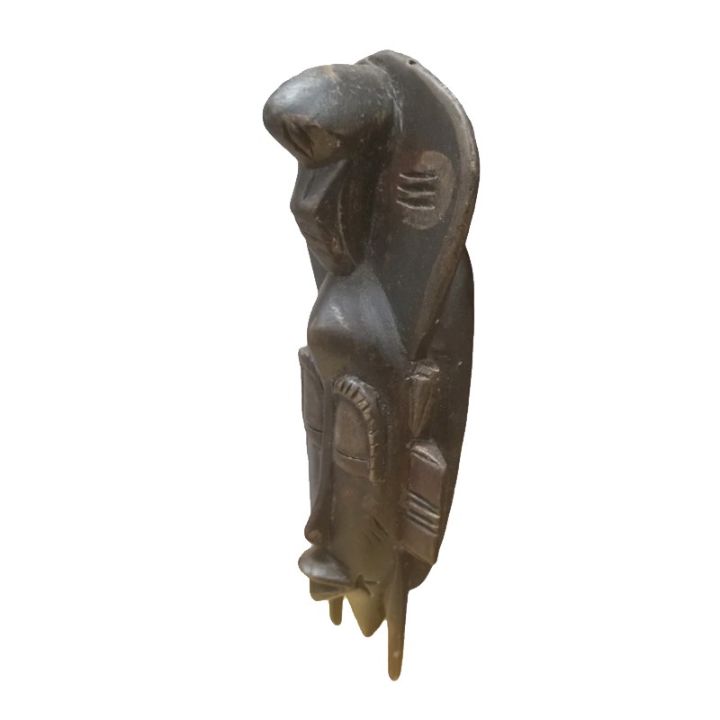 West African Tribal Medium Senufo Passport With Kalao On Head House of Avana