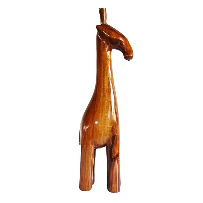 African Hand Carved Stylized Baby Giraffe House of Avana