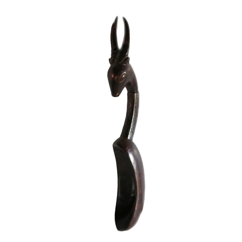 West African Hand Carved Ram Display House of Avana