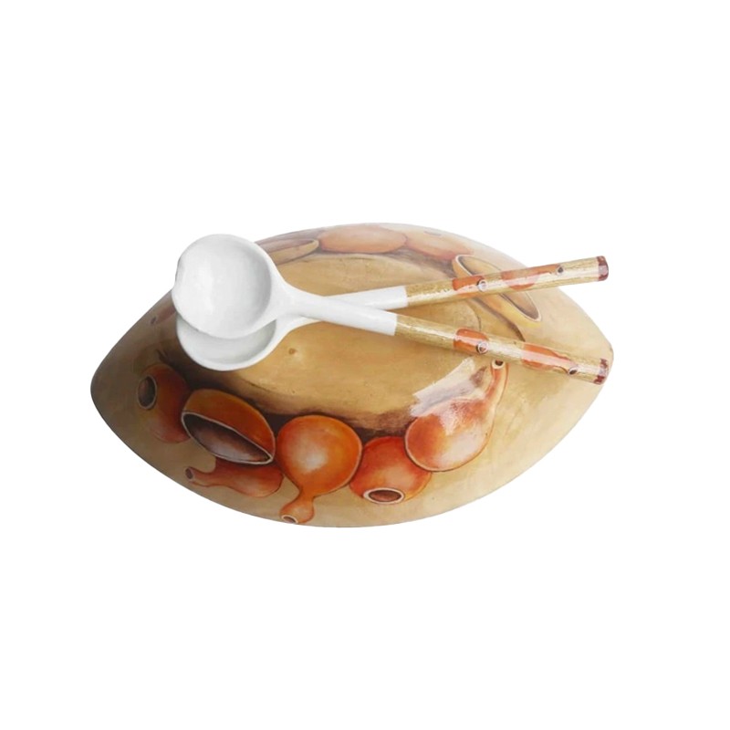 African Hand Carved Salad Bowl House of Avana