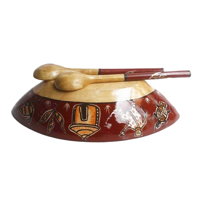 Hand Carved Recreated with Etoile de Korhogo  - House of Avana 
