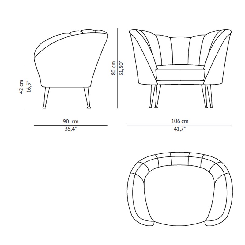 Andes Armchair  - Brabbu 