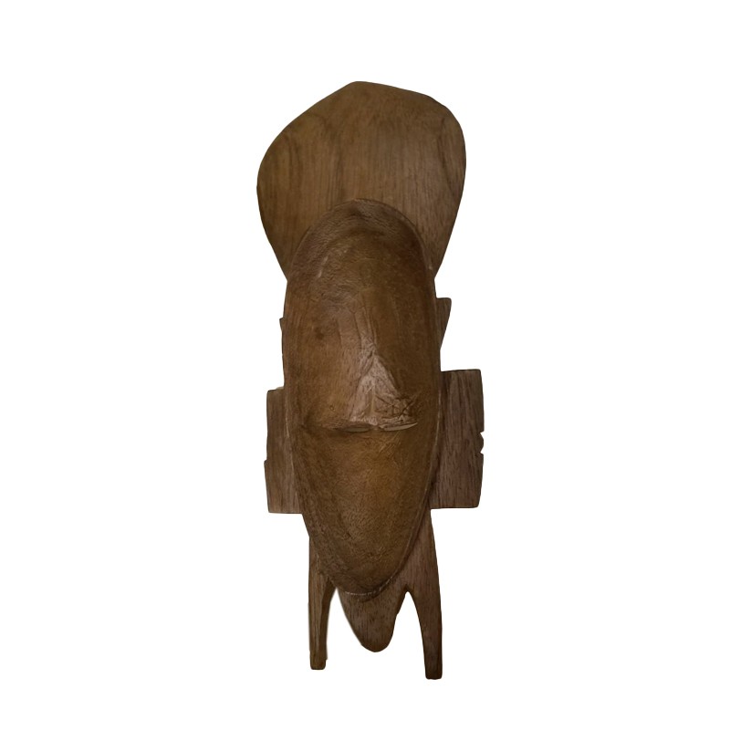 West African Tribal Small Senufo Passport With Fan Shaped Headgear  - House of Avana 
