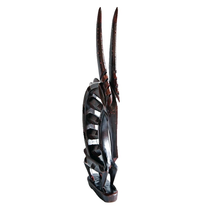 West African Revived Hand Carved Gazelle  - House of Avana 