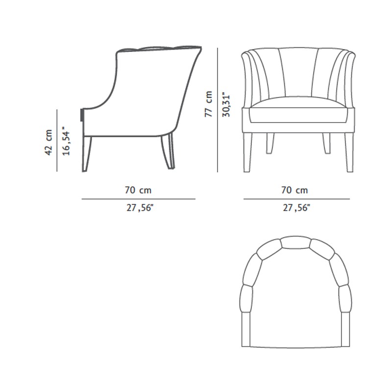 Begonia Armchair  - Brabbu 