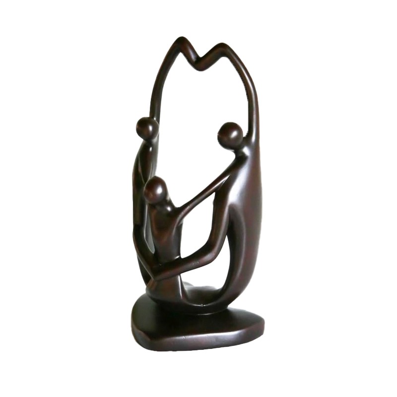Hand Carved Stylized Heart Of A Family House of Avana