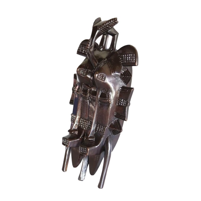 West African Tribal  Twin Kpelie Fertility With 2 Kalaos House of Avana