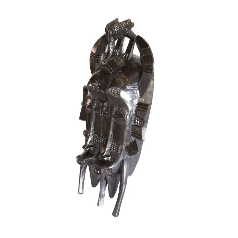 West African Tribal Twin Kpelie With Horns House of Avana
