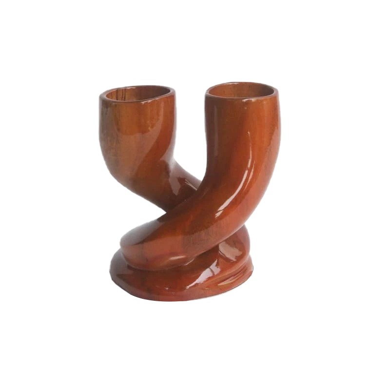 Hand Carved African Twin Twirl House of Avana
