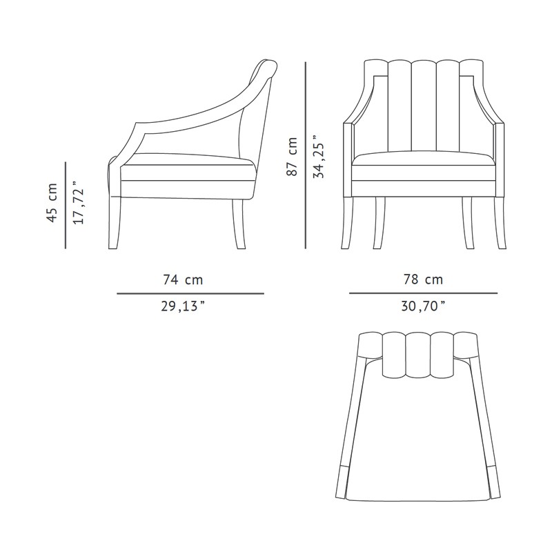 Cayo Bold Armchair  - Brabbu 
