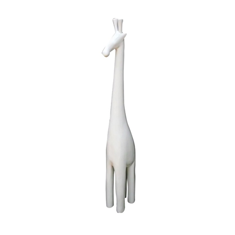 Hand Carved African Stylized Medium Mama Giraffe House of Avana