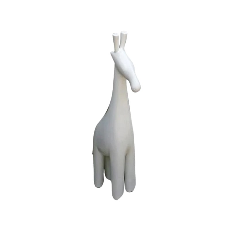 Hand Carved African Stylized Small Baby Giraffe House of Avana