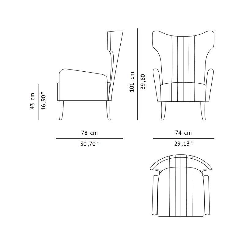 Davis Armchair  - Brabbu 