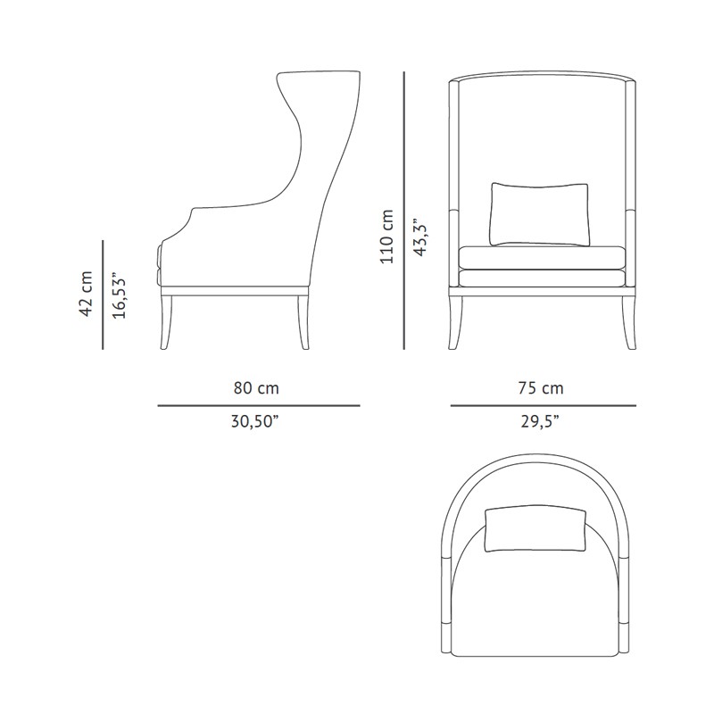 Dukono Armchair  - Brabbu 