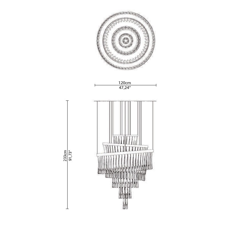 Babel Chandelier  - Luxxu 