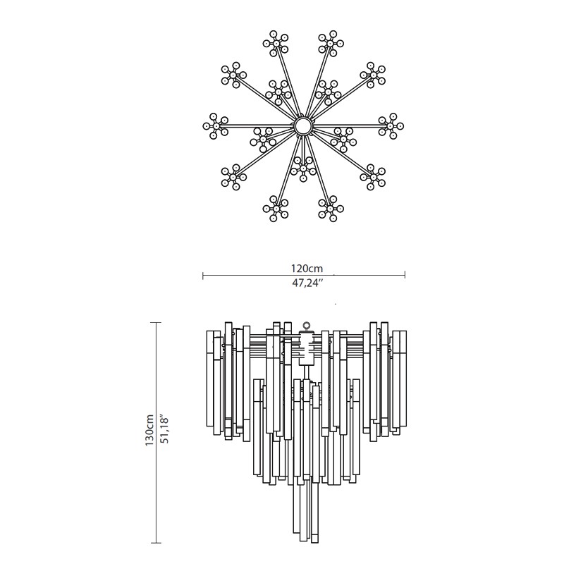 Burj Chandelier  - Luxxu 