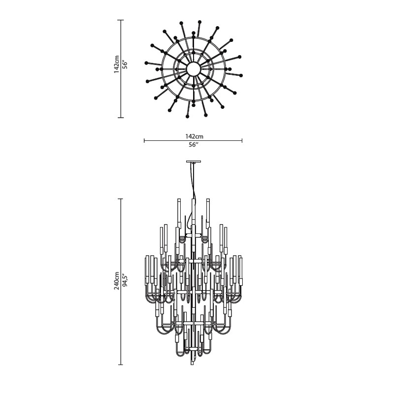 Gala Chandelier  - Luxxu 