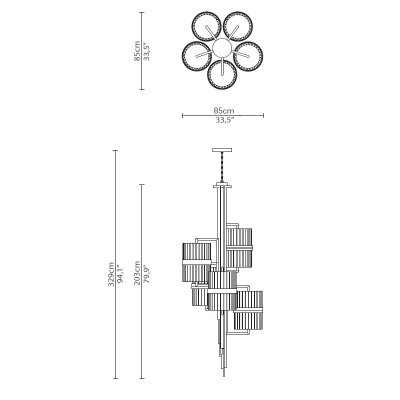 Liberty Chandelier  - Luxxu 