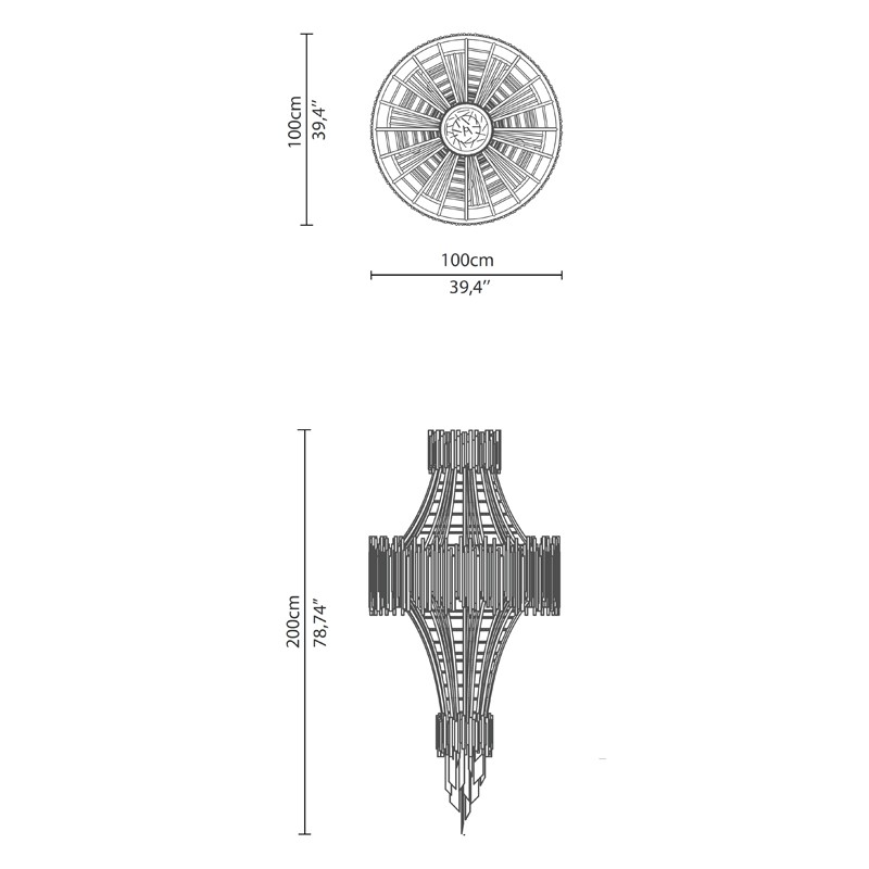 Scala Chandelier  - Luxxu 