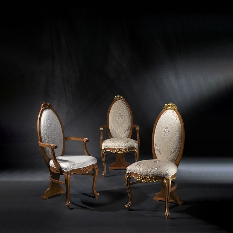 Vanity carved chair Carpanelli