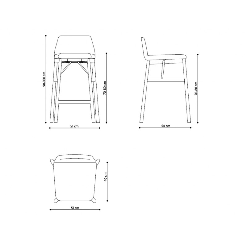 Bardot Stool  LE  - Traba 