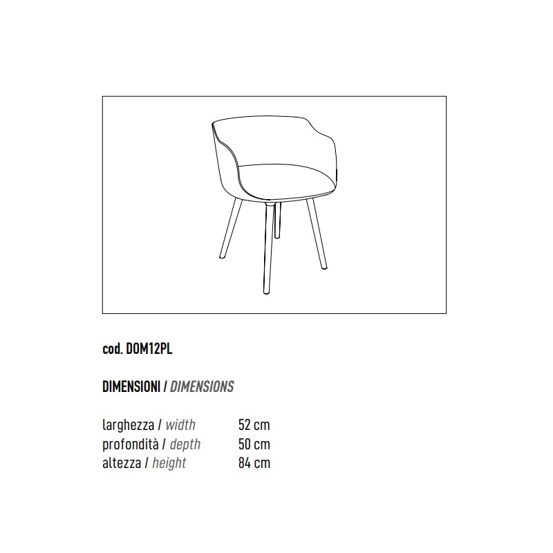 Armchair Version 4-Leg Wood Base  - ADD 