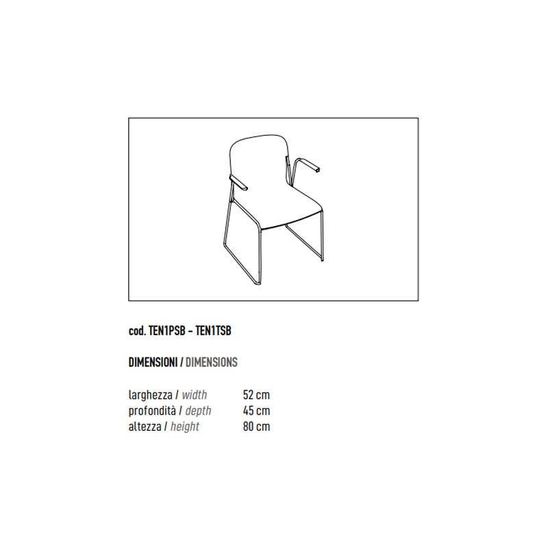 Steel Rod Frame D.12 With Arms  - ADD 