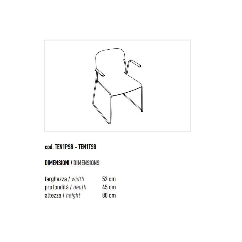Steel Rod Frame D.12 With Arms  - ADD 