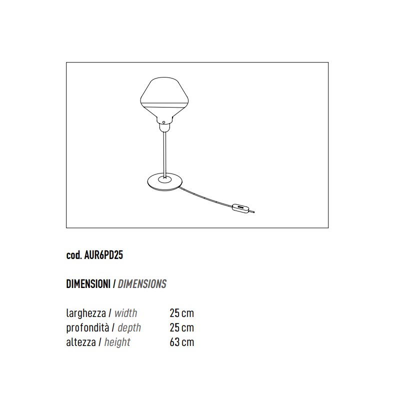 Double Cone Glass Table  - ADD 