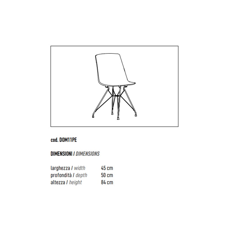 Side Chair Version Eiffel-Style Frame  - ADD 