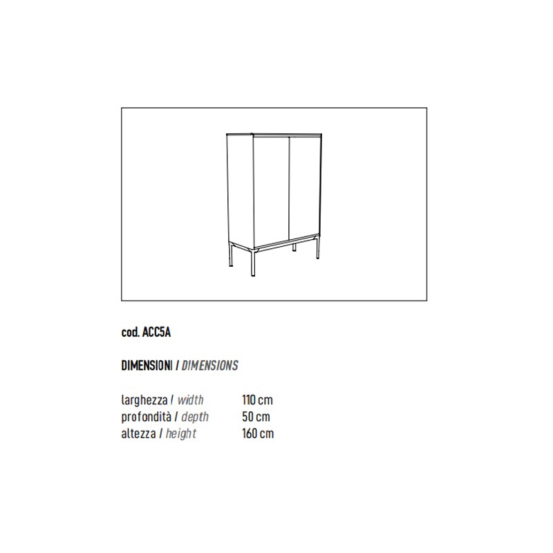 TWO DOORS MODULAR CABINET  - ADD 