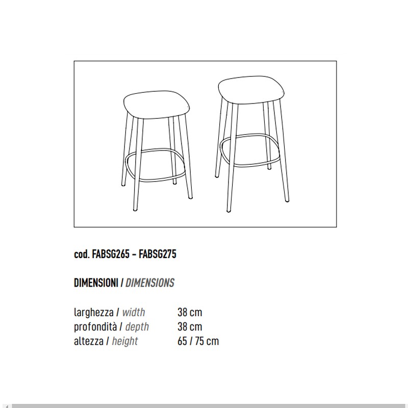 Barstool Without Backrest  - ADD 