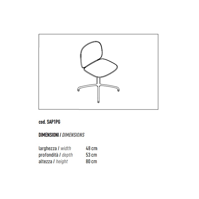 Swivel Chair 4-Way Base  - ADD 