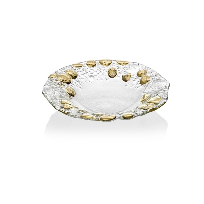 A NIGHT IN PALMIRA BOWL RED GREEN DECORATION IVV