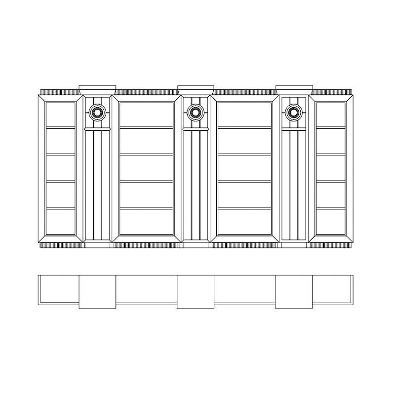 Felipe Bookcase  - ALEXANDRA 
