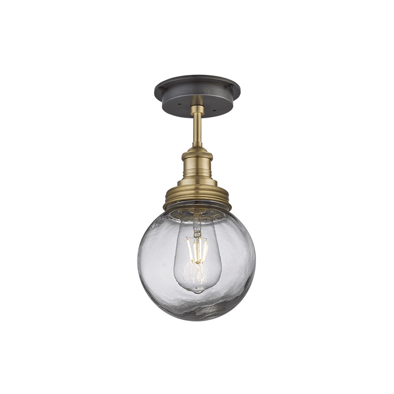 Brooklyn Outdoor & Bathroom Globe Flush Mount  - Industville 