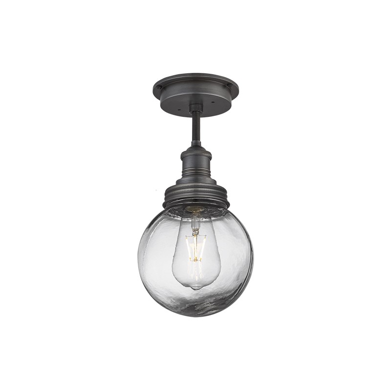 Brooklyn Outdoor & Bathroom Globe Flush Mount  - Industville 