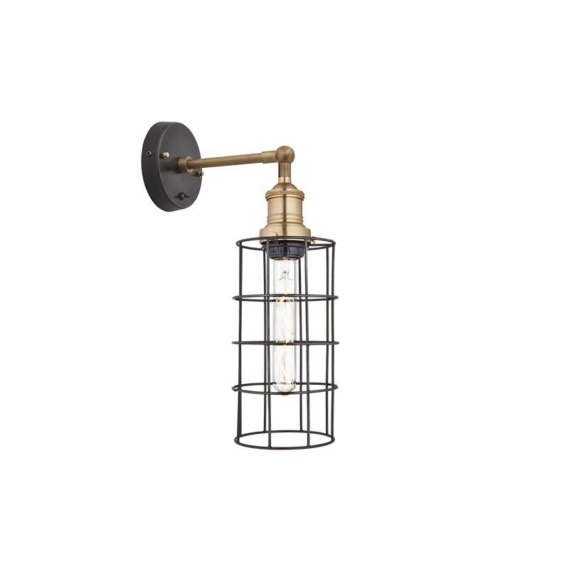 Brooklyn Wire Cage Wall Light Industville
