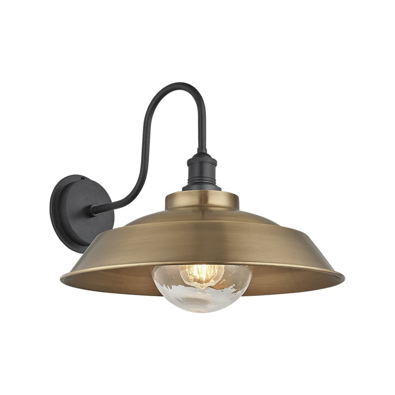 Swan Neck Outdoor & Bathroom Step Wall Light Industville