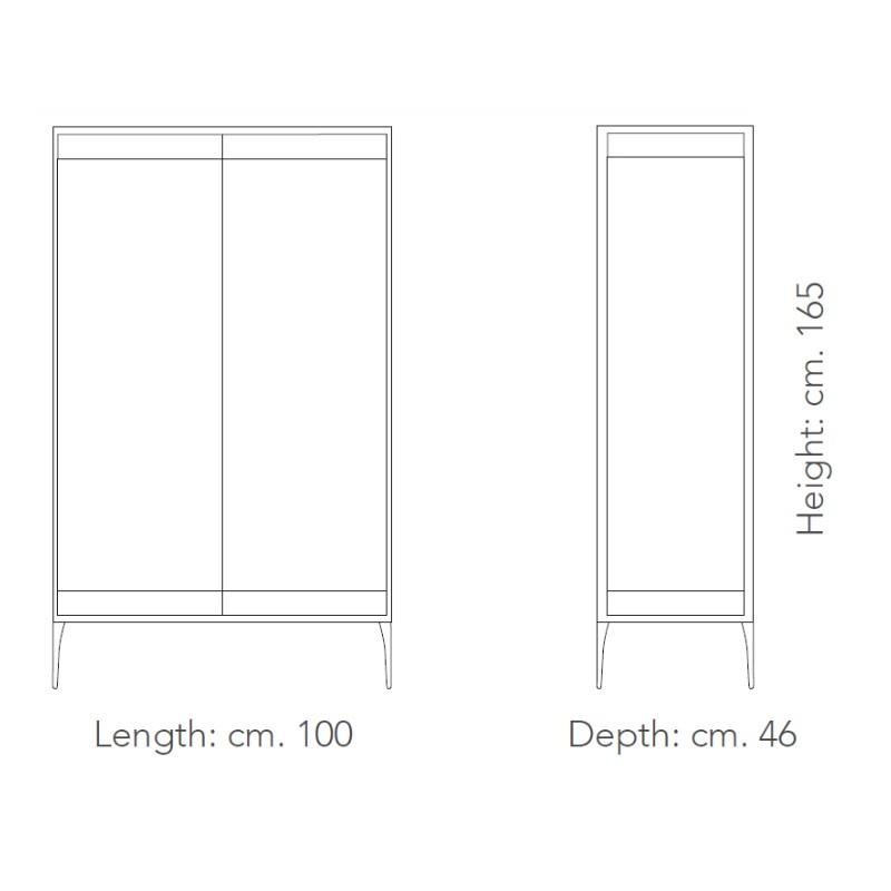 Chiara 2 Doors Vitrine  - Oliver B 
