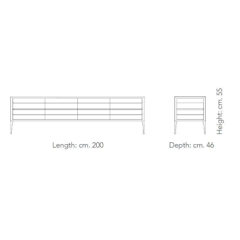 Chiara 4 Tv Bench  - Oliver B 